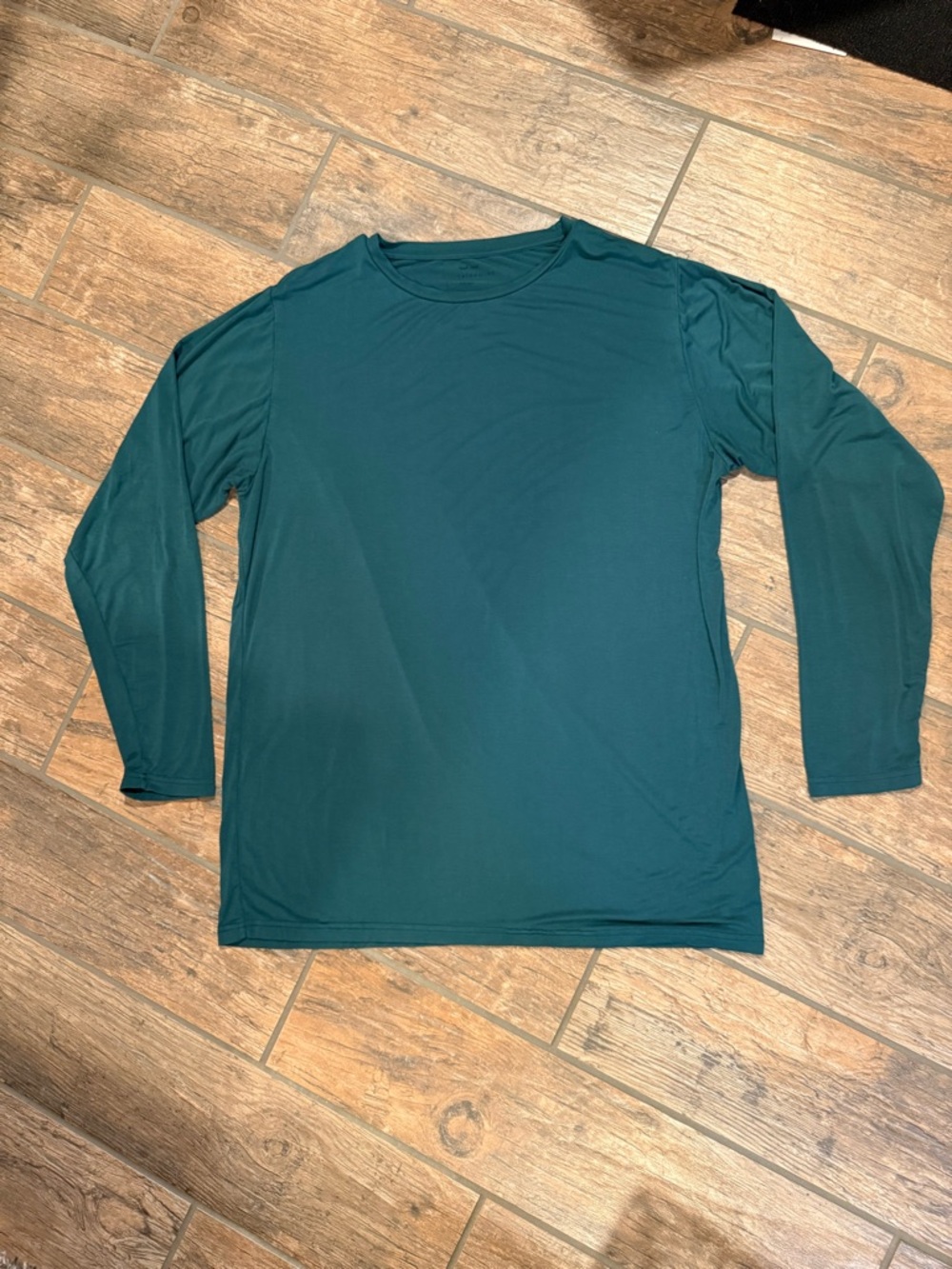 Little Sleepies Men's Long-Sleeve Bamboo Shirt - Teal Green